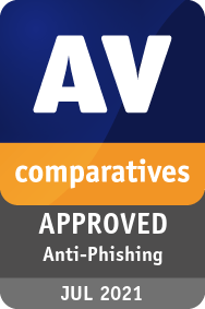AV Comparatives于2021年授予Avast反钓鱼认证。